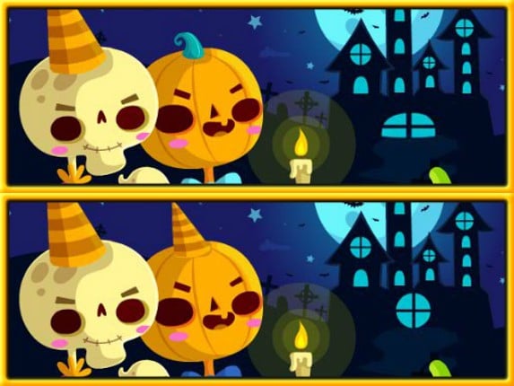 Find Differences Halloween Game Cover