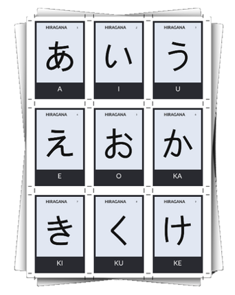 Flashcards Hiragana - Katakana Image