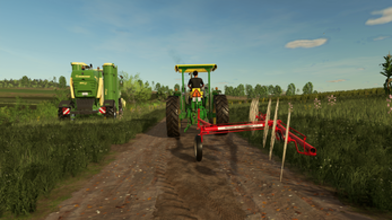 fs25 1978 6 wheel hay windrower screenshot
