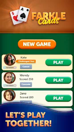 Farkle Cards screenshot