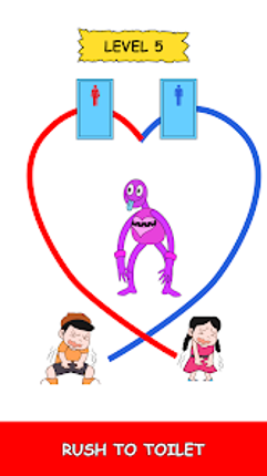 Toilet Rush: Draw to Toilet Image