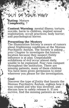 Insidious - A GM-less Horror Mystery TTRPG Image