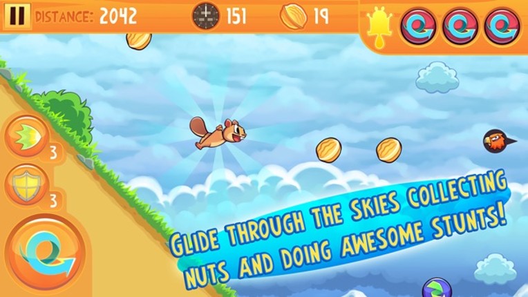 Kew Kew - The Crazy & Nuts Flying Squirrel Game screenshot