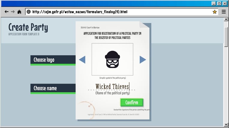 Politics The Game screenshot