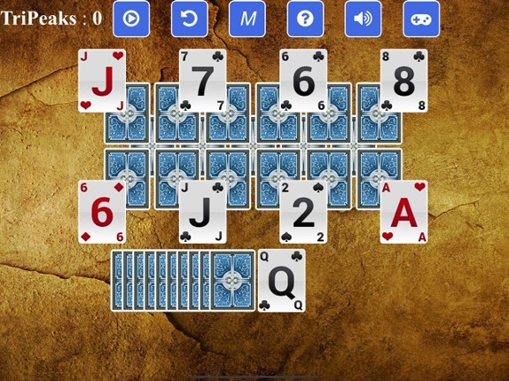 TriPeaks Solitaire + screenshot
