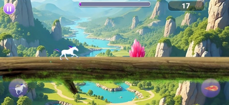 Unicorn dash : Magical Sky run screenshot