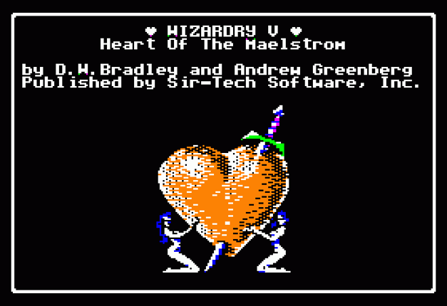 Wizardry V: Heart of the Maelstrom Image
