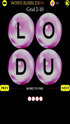 Word Bubbles HD screenshot