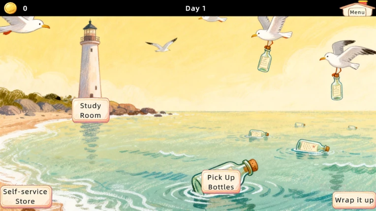 海鸥灯塔Seagull Lighthouse Image