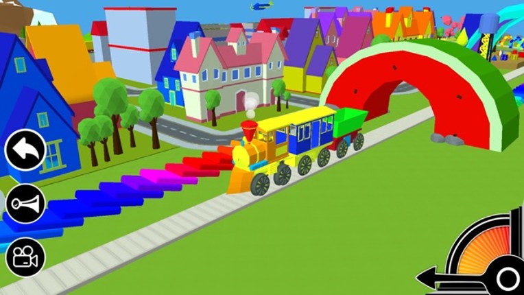 3D Toy Train - Free Kids Train Game screenshot