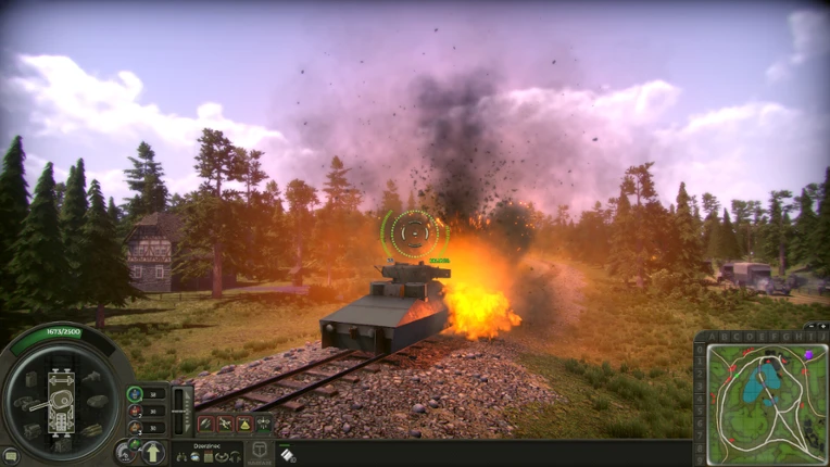 Armored Train Warfare screenshot