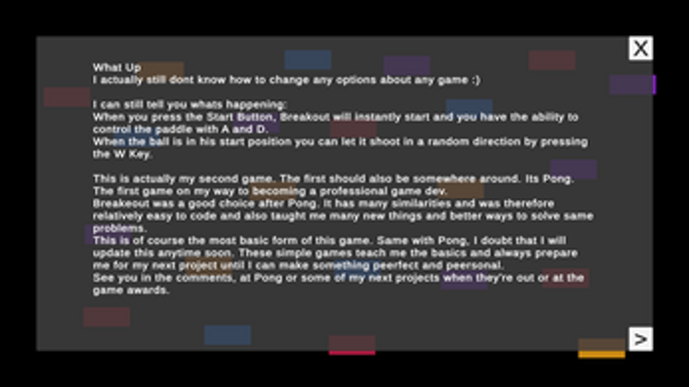 Breakout screenshot