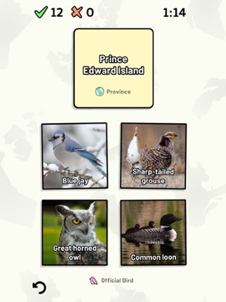 Canadian Provinces &amp; Ter. Quiz Image