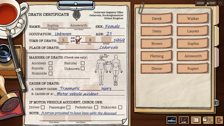 Death at Fleming Manor screenshot
