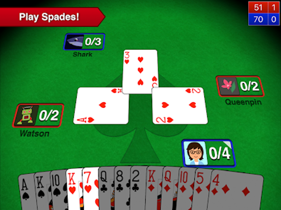 Spades + Card Game Online screenshot
