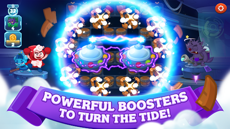 Sheepong : Match-3 Adventure screenshot