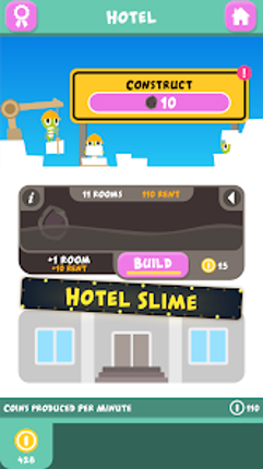 Hotel Slime - Clicker Game screenshot