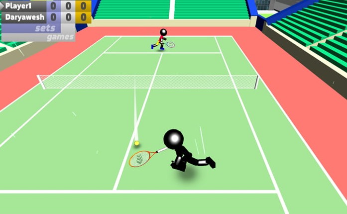 Stickman Tennis 3D Image