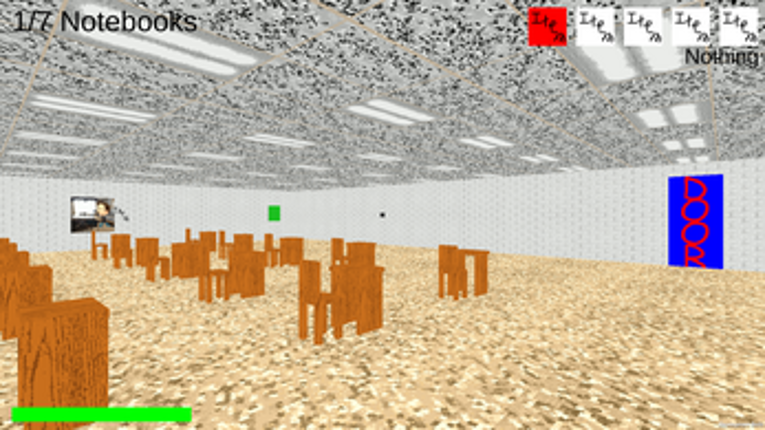 Baldi's Basics in Education and Learning Development Build Recreation screenshot