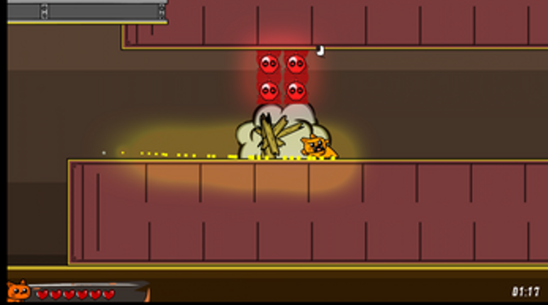 Little Cat get your meat back! screenshot