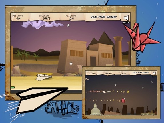 Paper Airplane Toss screenshot