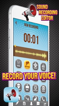 Sound Recording Editor - Change Your Voice and Make Pranks with Funny Special Effect.s screenshot