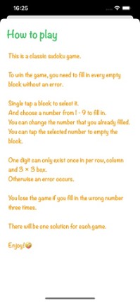 Sudoku - Classic Version screenshot