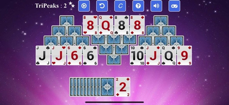 TriPeaks Solitaire + screenshot