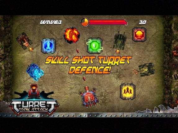 Turret Tank Attack - Skill Shoot-er Tower Defense Game Lite Image