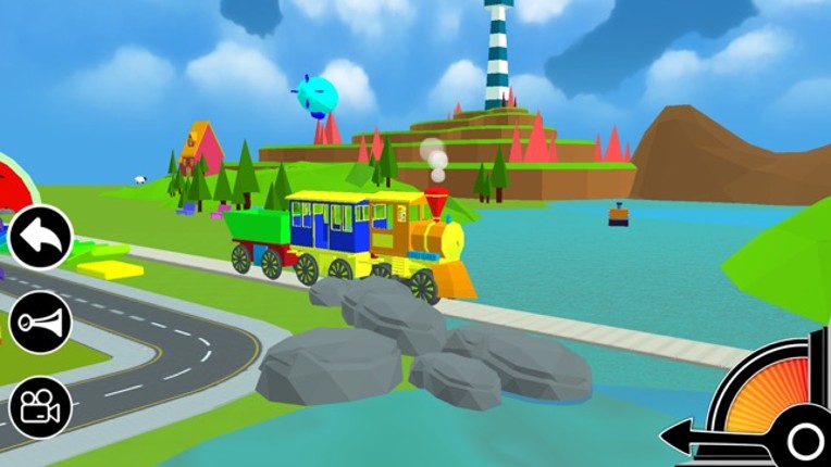 3D Toy Train - Free Kids Train Game screenshot