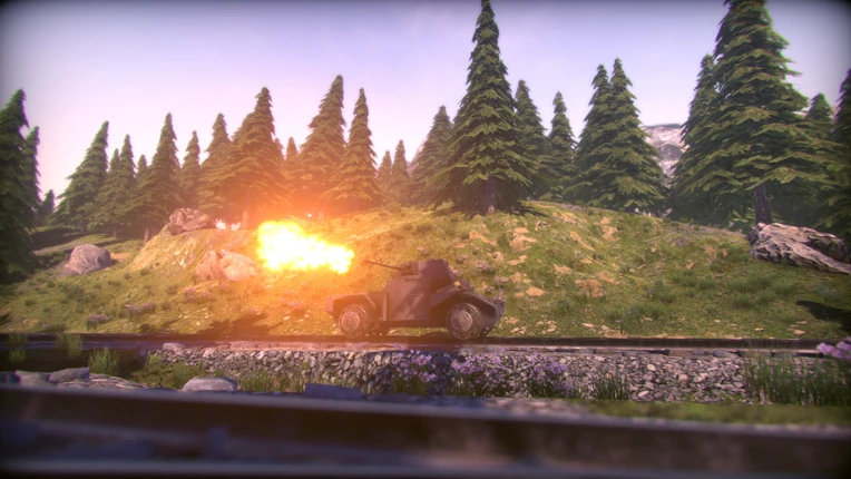Armored Train Warfare Image