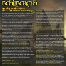 BEHILBERETH: The City on the Shore Image