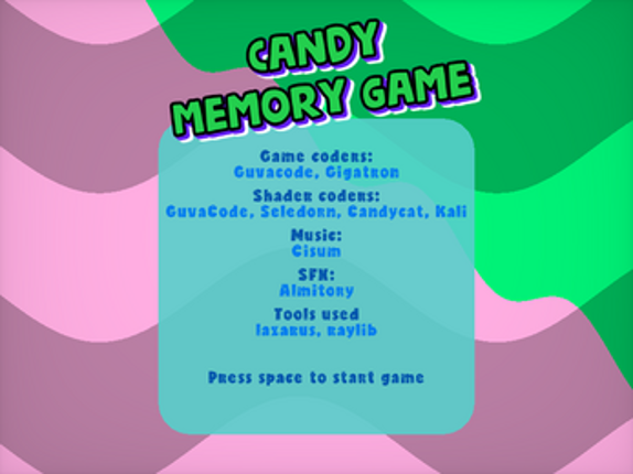 Candy. Memory Game Image