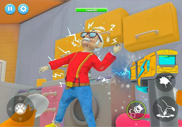 Angry Grandpa: Cat Simulator screenshot
