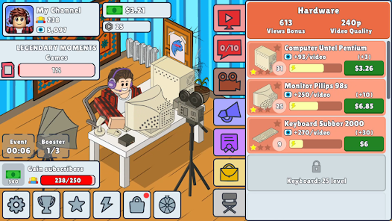 Idle Vlogger: Tuber Simulator screenshot