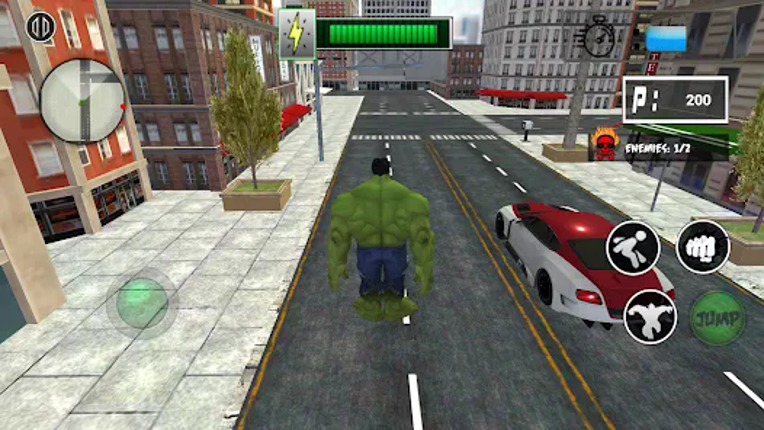 Monster Superhero: Green Fight screenshot