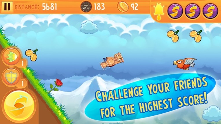 Kew Kew - The Crazy & Nuts Flying Squirrel Game screenshot