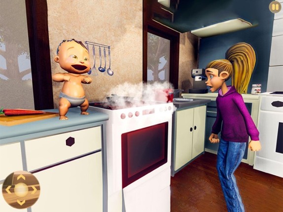 Naughty Baby Life Mom Sims 3D Image