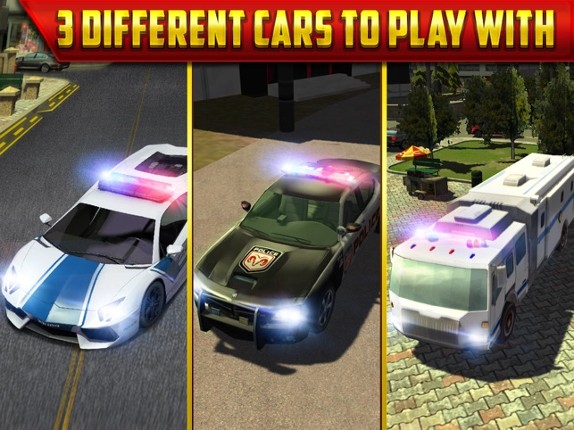 Police Car Parking Simulator Game - Real Life Emergency Driving Test Sim Racing Games screenshot