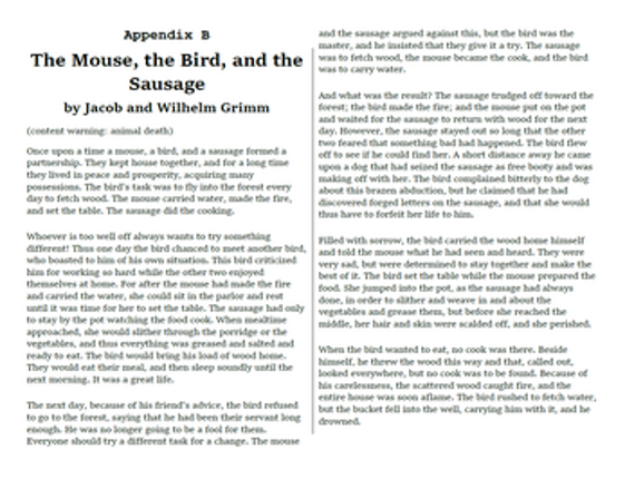 The Mouse, the Bird, & the Sausage screenshot