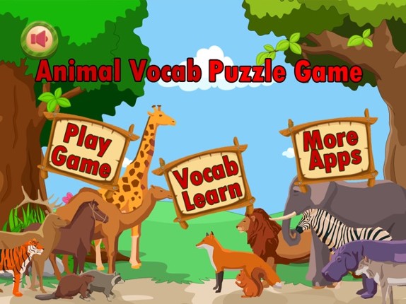 Animuzzle : Animal Vocabulary Puzzle Game for Kids screenshot