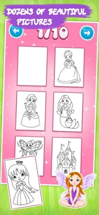 Best coloring book - Princess screenshot