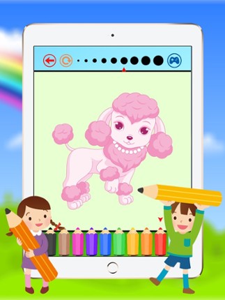Dog &amp; Cat Coloring Book - Animal Drawing for Kids Free Game screenshot