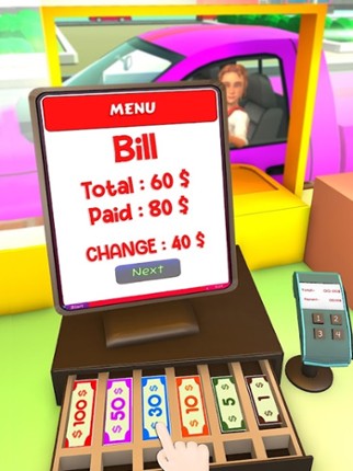 Food Simulator Drive thru Game screenshot