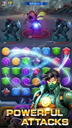 Superhero & Puzzles Match3 RPG Image