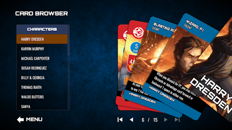 Dresden Files Co-op Card Game screenshot