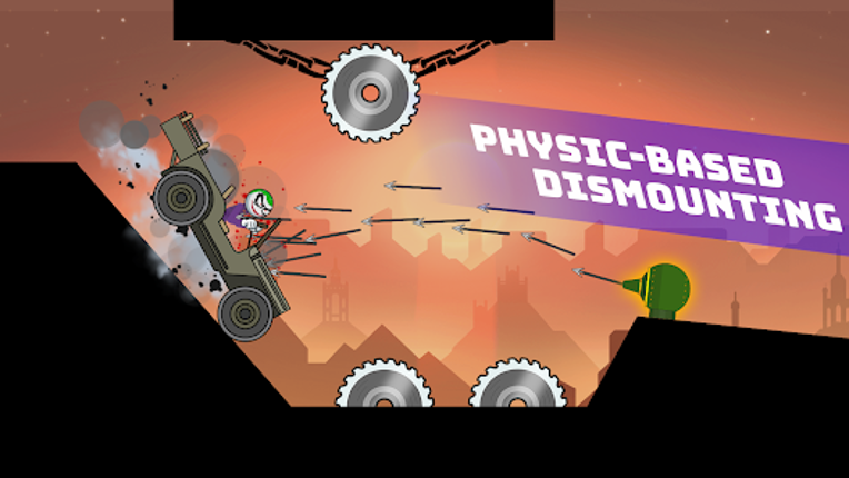Ragdoll Dismount: Stickman Fly Image