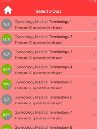 Gynaecology Medical Terms Quiz Image