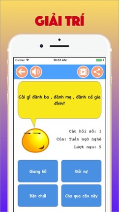 Hỏi ngu - Đố vui hại não theo chủ đề screenshot