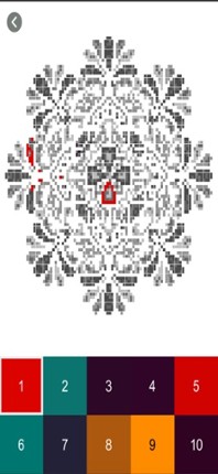 Mandala Pixel Art Coloring screenshot